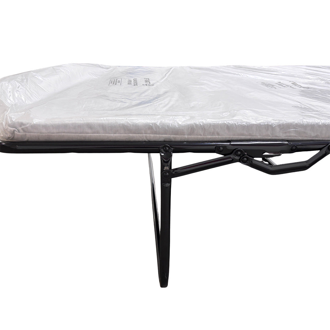 'Poppy' Grey Combintion Woven Fabric Large 2 Seater Sofa Bed