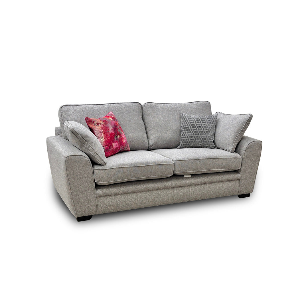 'Chalfont' Dark Grey Fabric 3 Seater Sofa