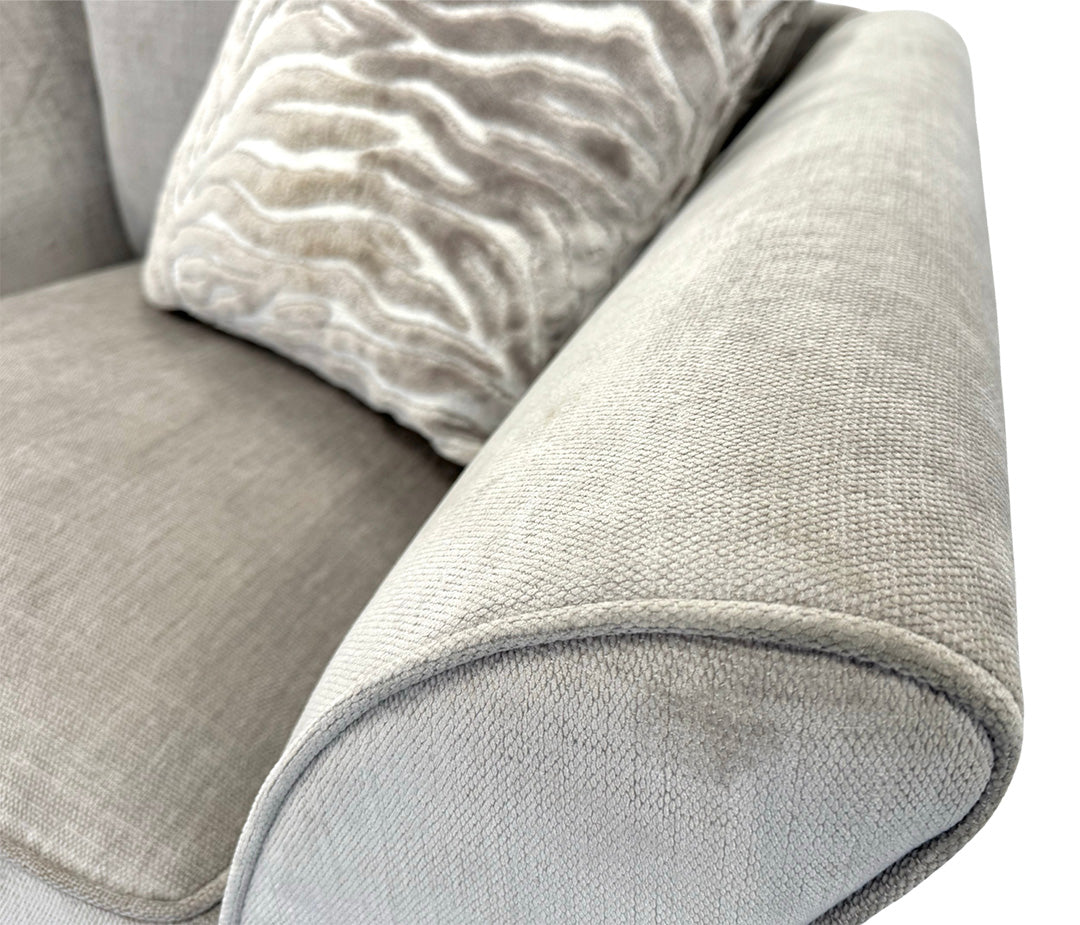 ‘Sasha’ Zara Mink Fabric Chair