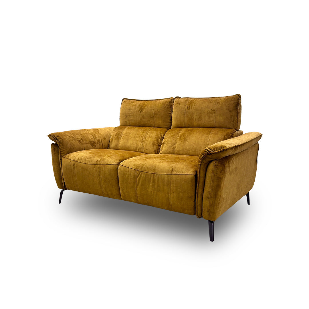 ‘Jude’ 52002 Heritage Saffron Velvet 2 Seater Sofa