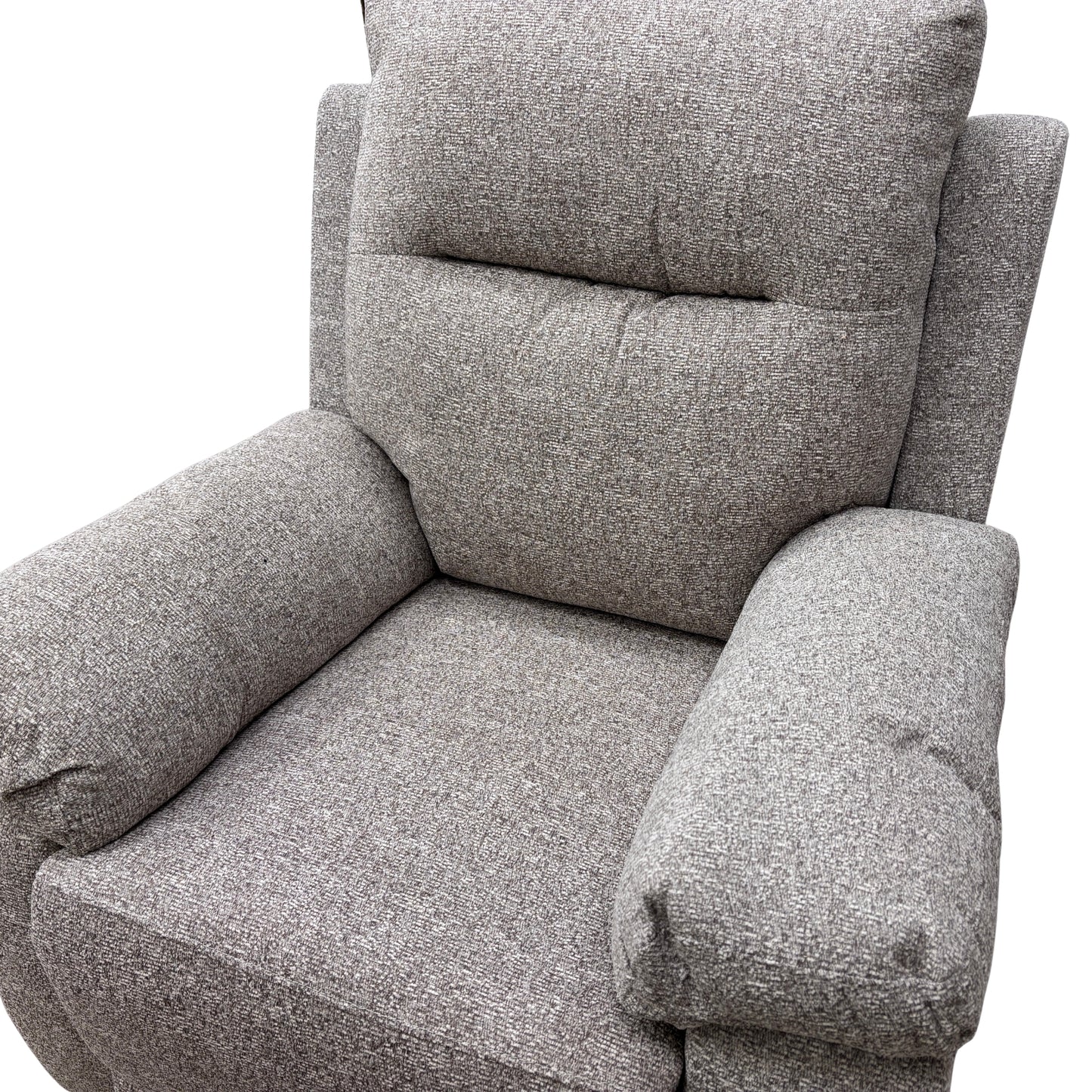 'Georgia' Natural Fabric Power Recliner Armchair