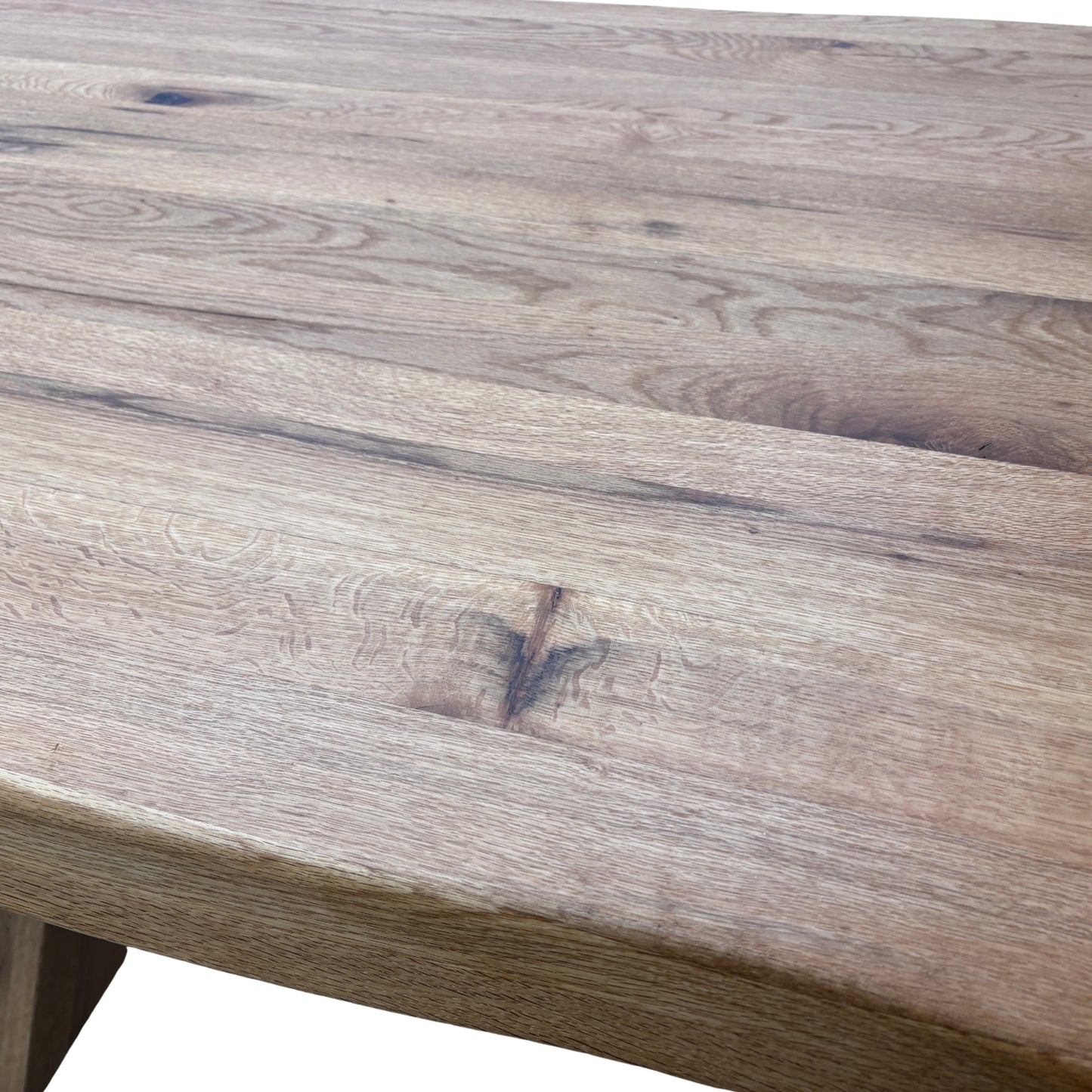 Bodahl ‘Njord’ 01 Oiled Raw Edge Dining Table with Wood Star Base 240cm