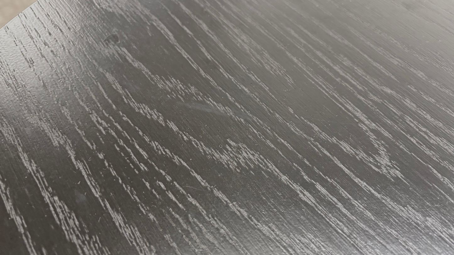 ‘Doolin’ Black Wood round Dining Table