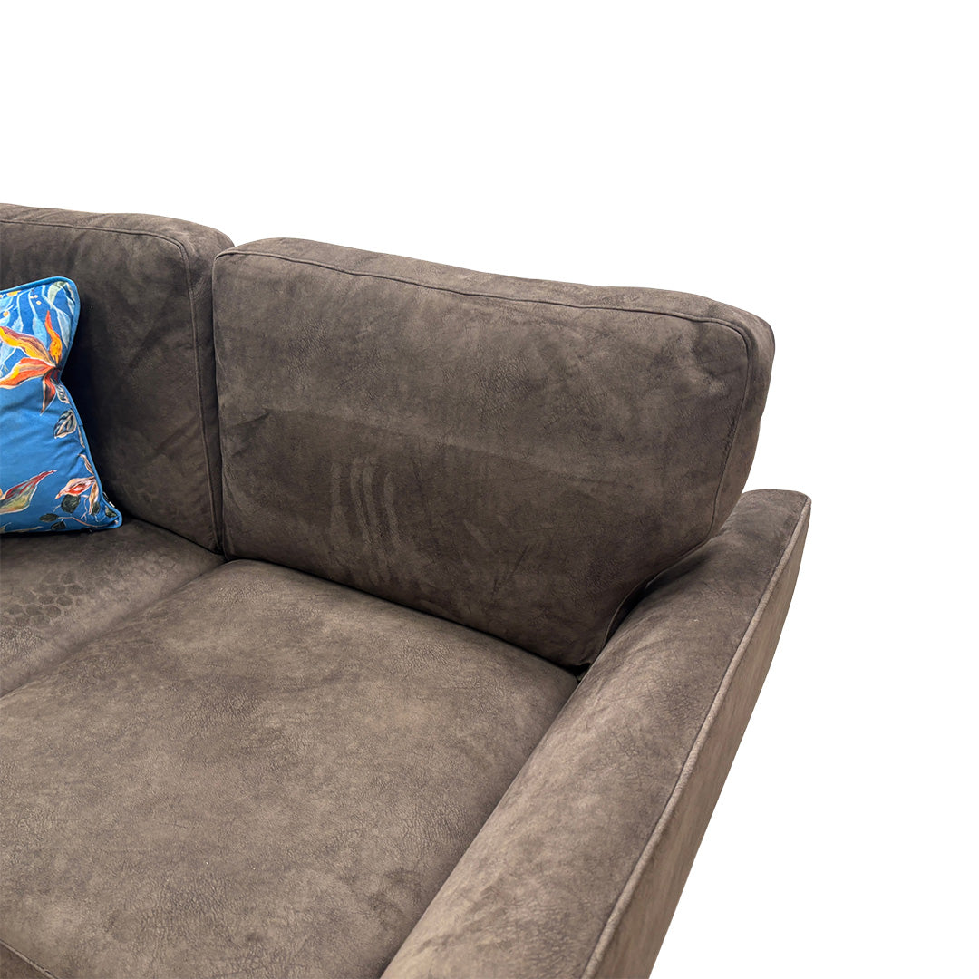 'Hackney' Dapple Fabric Olive Green All Over 2 Seater Sofa Bed