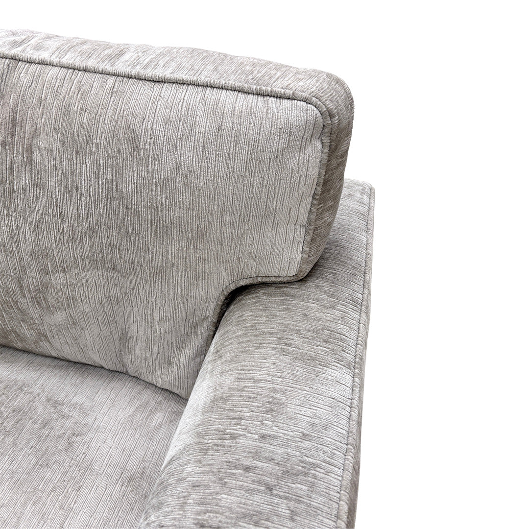 'Elora' Kento 301 Warm Grey Dbf Fabric Armchair