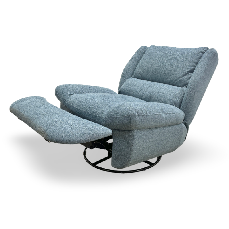 ‘Freddy’ Marine Fabric Electric Reclining Swivel Rocker Chair