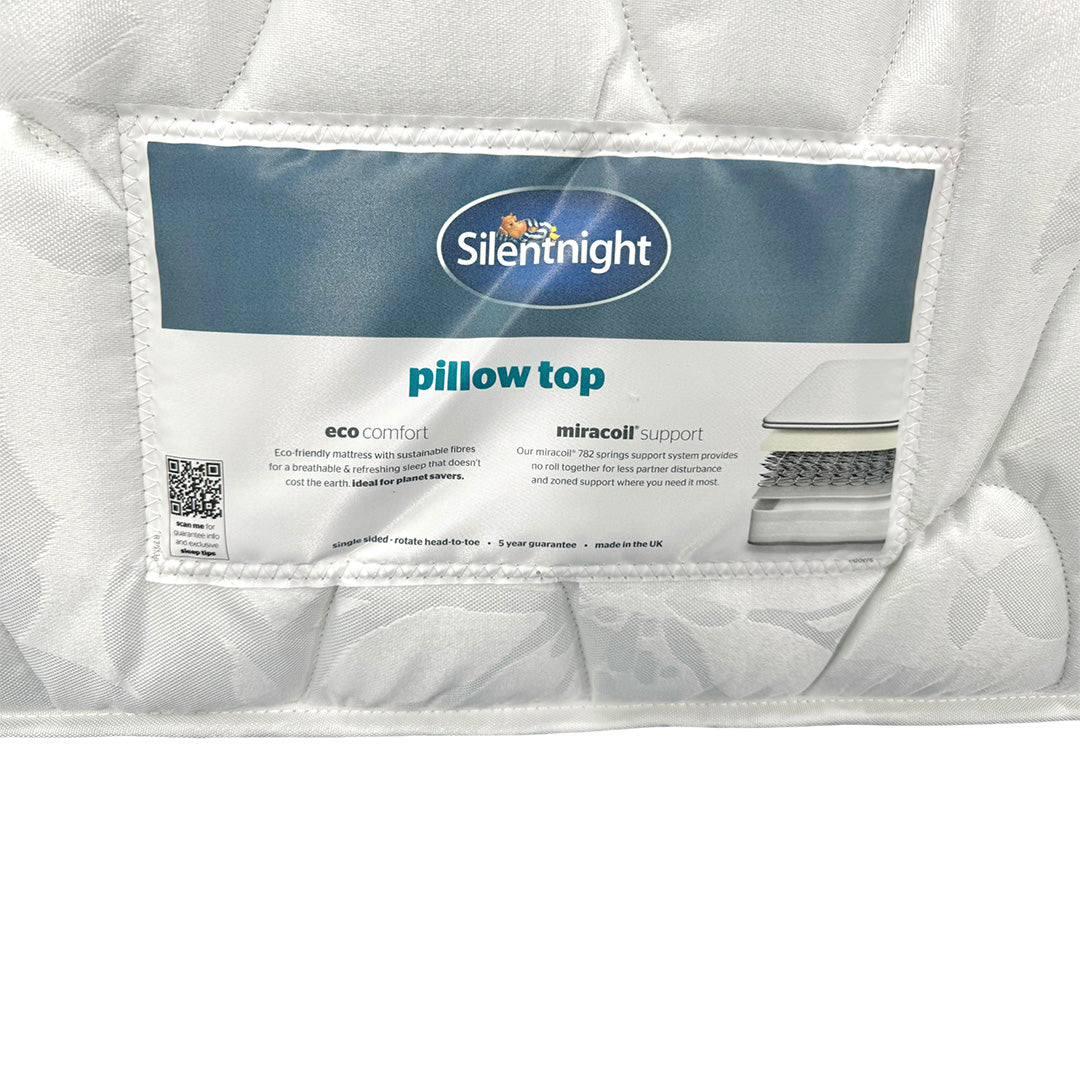 Silentnight Miracoil Pillow Top 800 Pocket Mattress - Superking