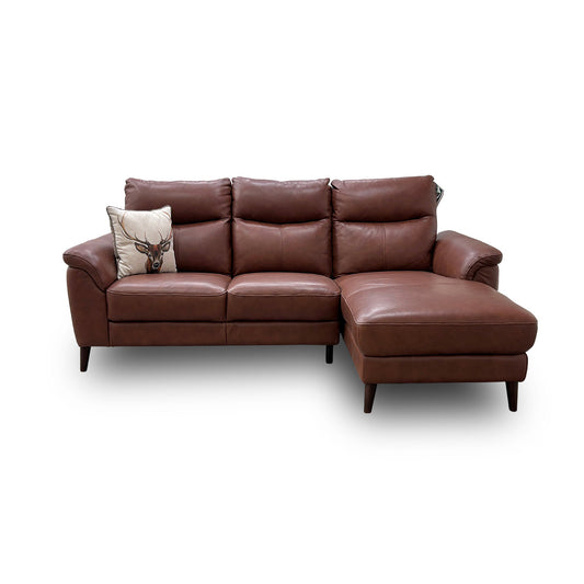 'Morgan' Cat-60/07 Butterscotch 3 Seater Right Hand Facing Chaise End Sofa