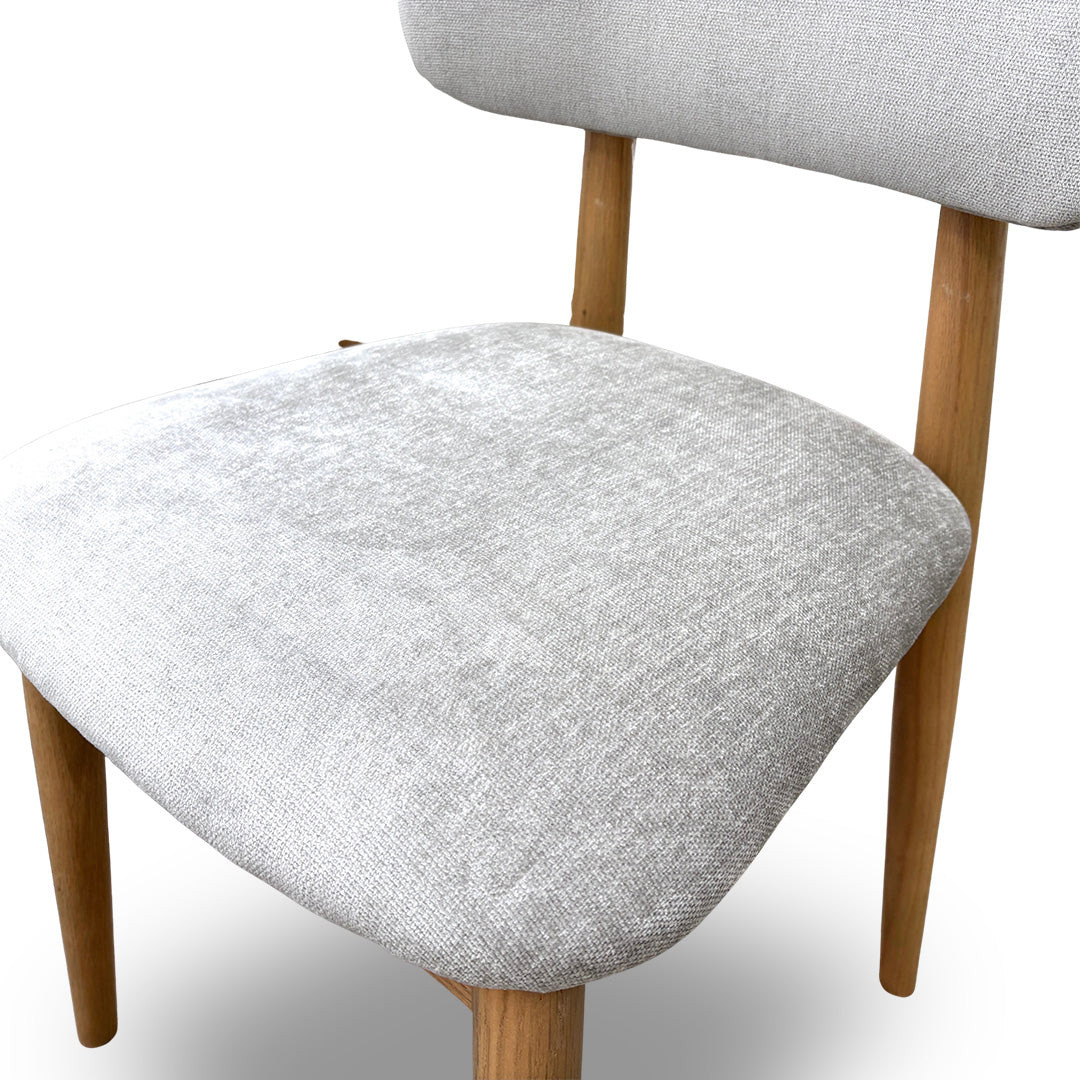 'Stockholm' Upholstered Wooden Dining Chairs - Set of 4