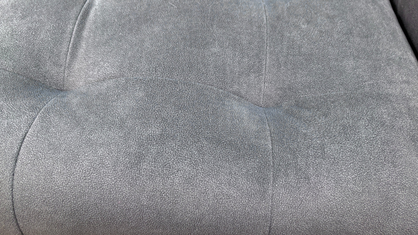 ‘Rene' Dexter Shadow Velvet Chaise End Corner Sofa