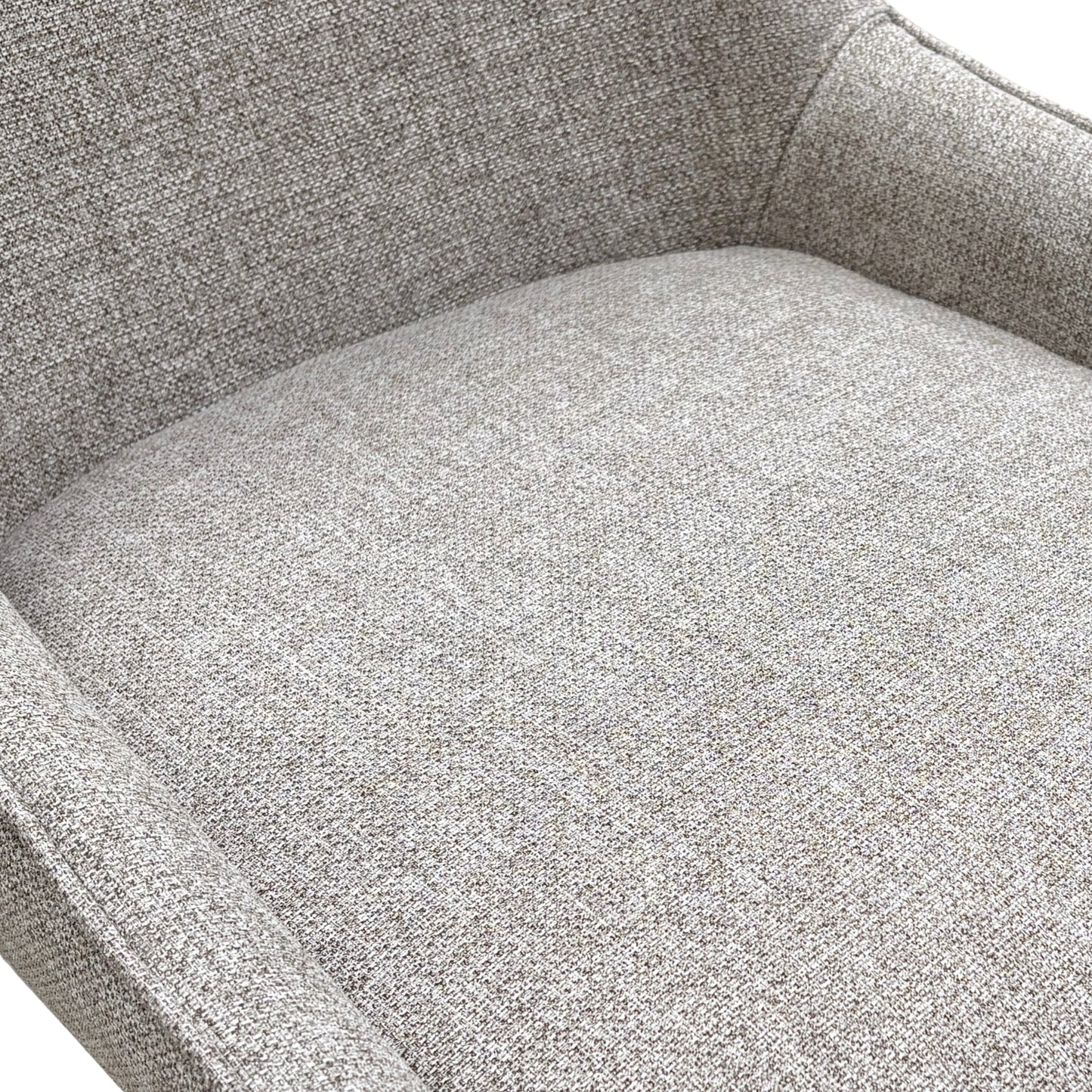 ‘Pierre’ Latte Tight Weave Fabric Dining Chairs - Set of 4