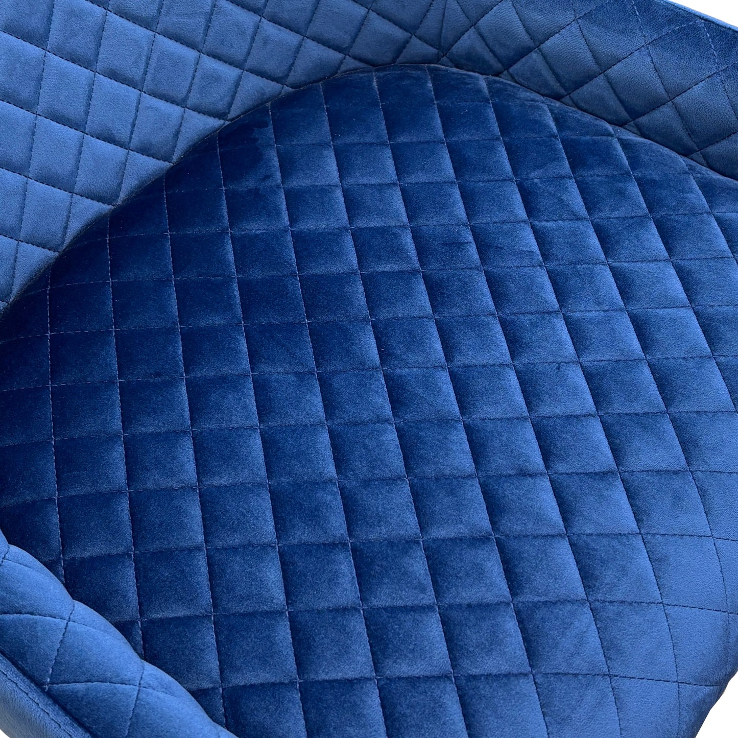 ‘Messina’ Royal Blue Velvet Dining Chairs - Set of 4