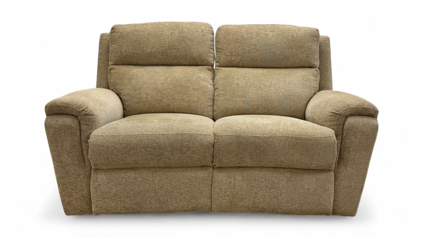 ‘Townley’ Oatmeal Fabric 2 Seater Power Recliner Sofa