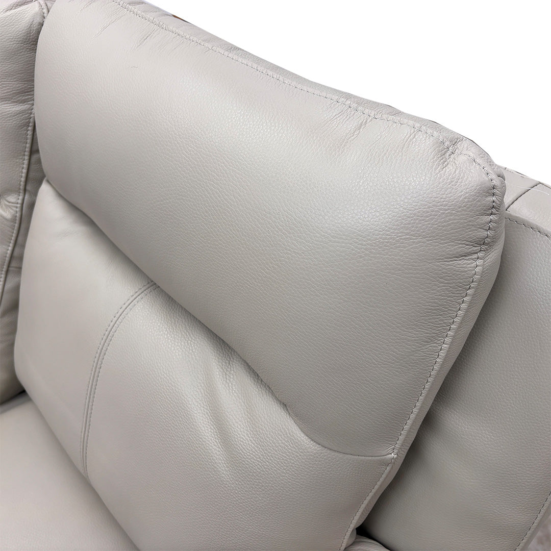 'Bobby' Leather Cat-55/83 Lead Grey 3 + 2 Seater Power Recliner Sofa Set