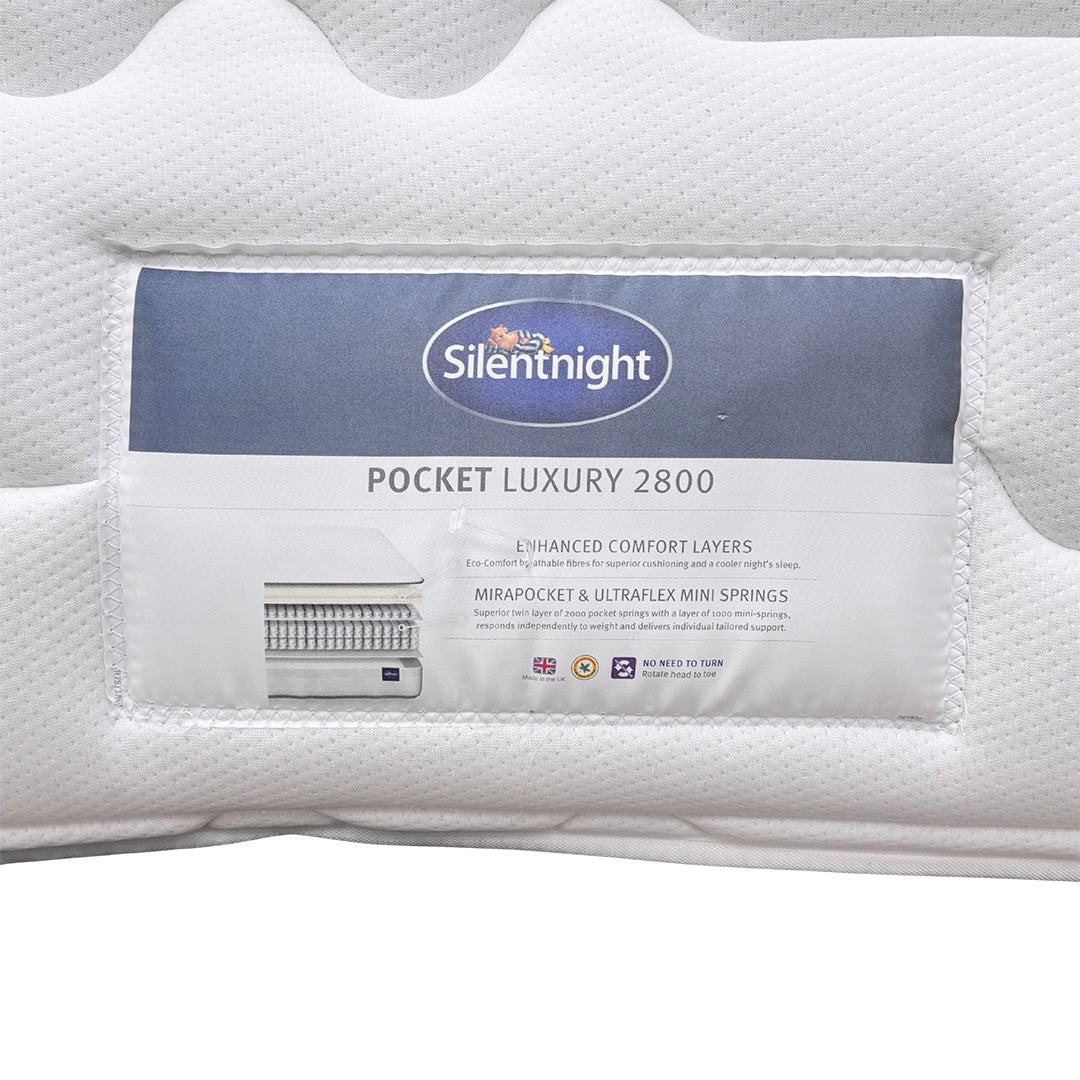 'Silentnight' 2800 Mirapocket Spring Pocket Luxury Mattress - King