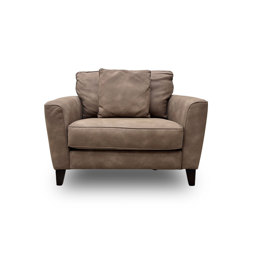 ‘Brondby’ Bfa-Bey-R06 Brown Suede Cuddle Chair