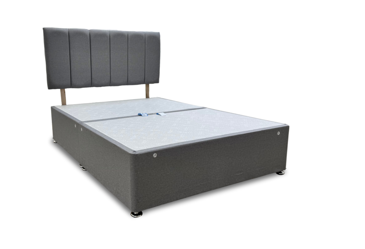 ‘Smithers’ Grey Fabric Double Bed