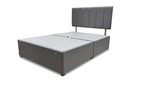 ‘Smithers’ Grey Fabric Double Bed