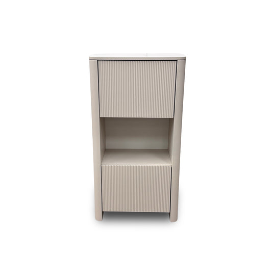 ‘Avorio' Ceramic Top Highboard with LED Light