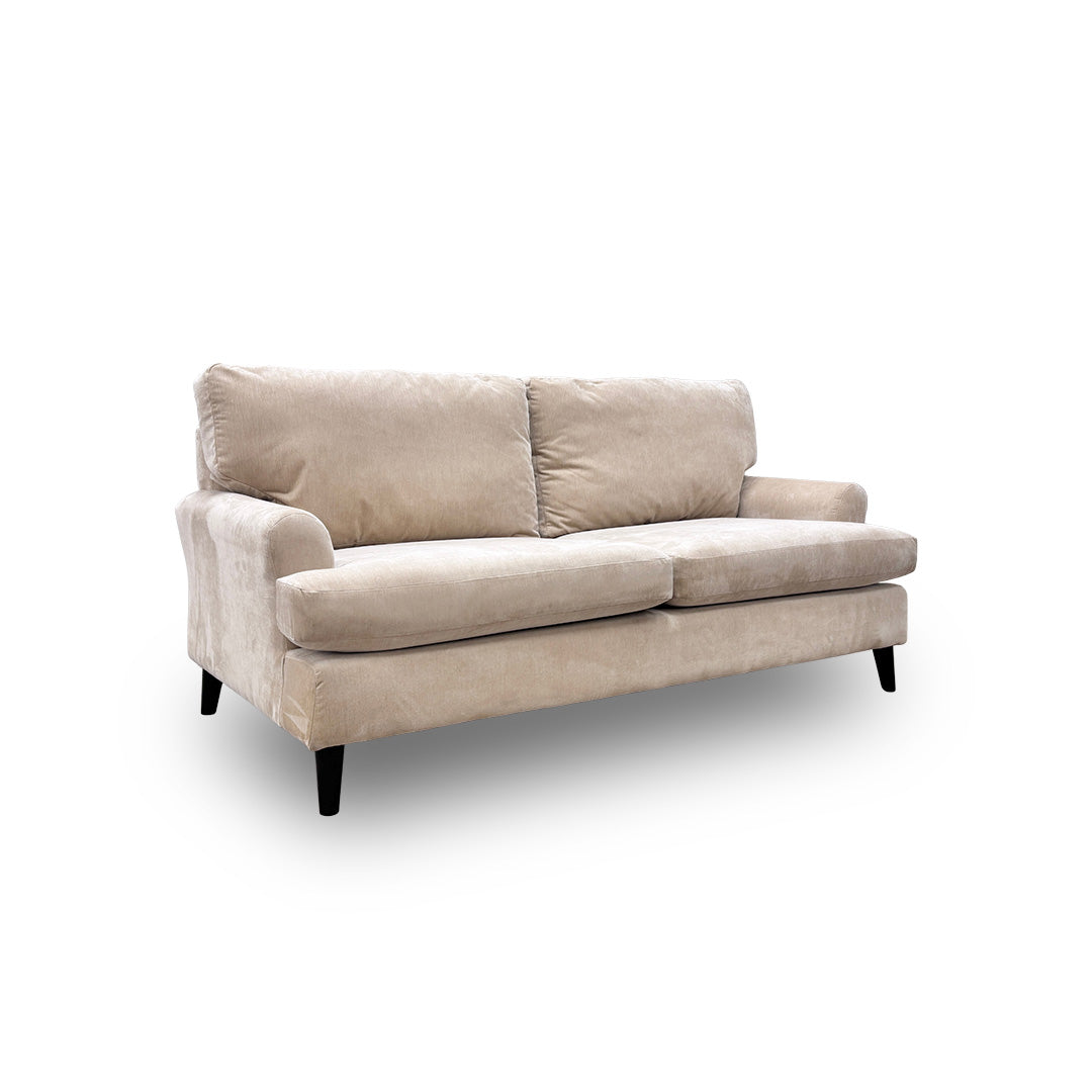 'Jackson' Oatmeal Chenille Fabric 3 Seater Sofa