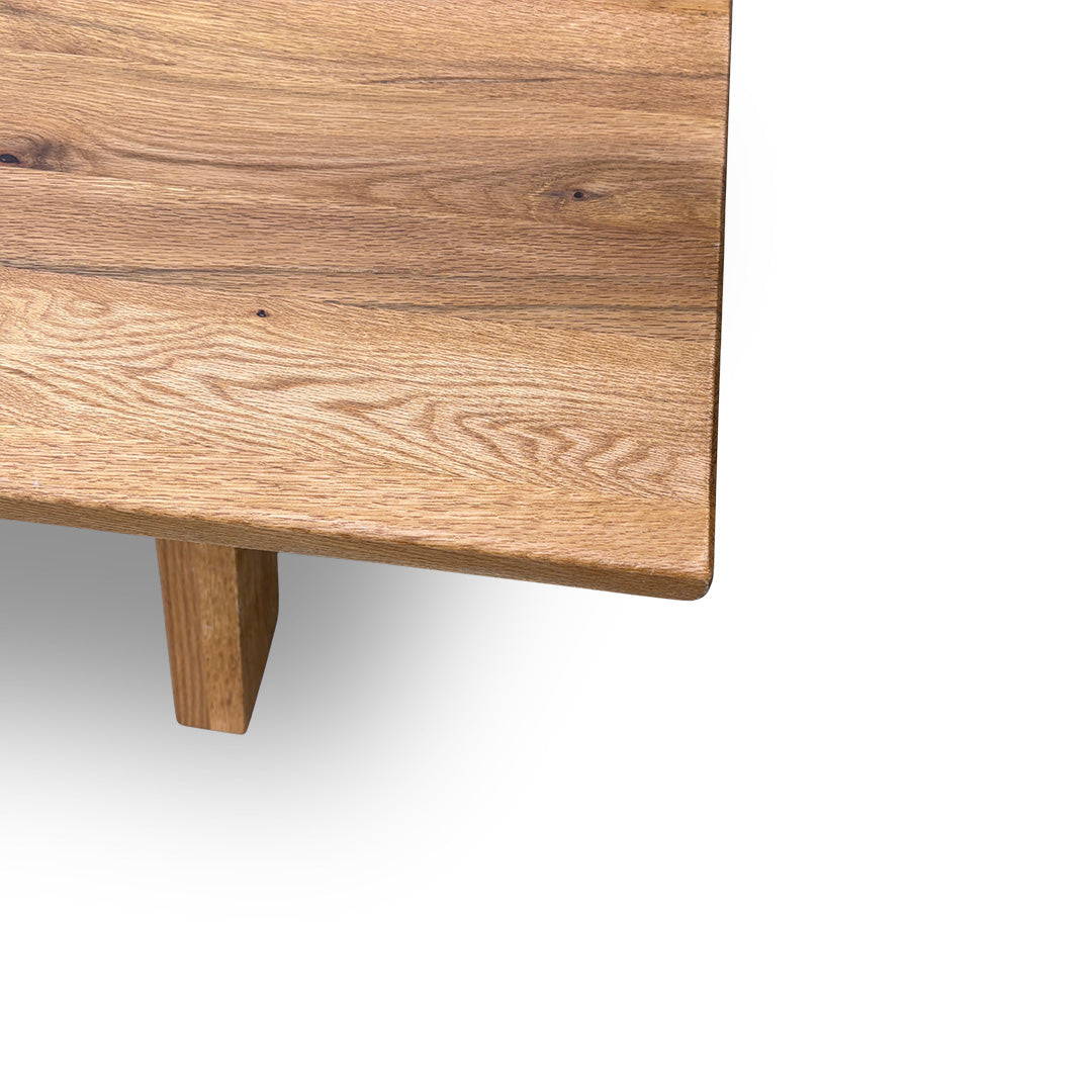 Bodahl 'Loki' 01 Oiled Solid Oak Dining Bench with Wooden X-Legs