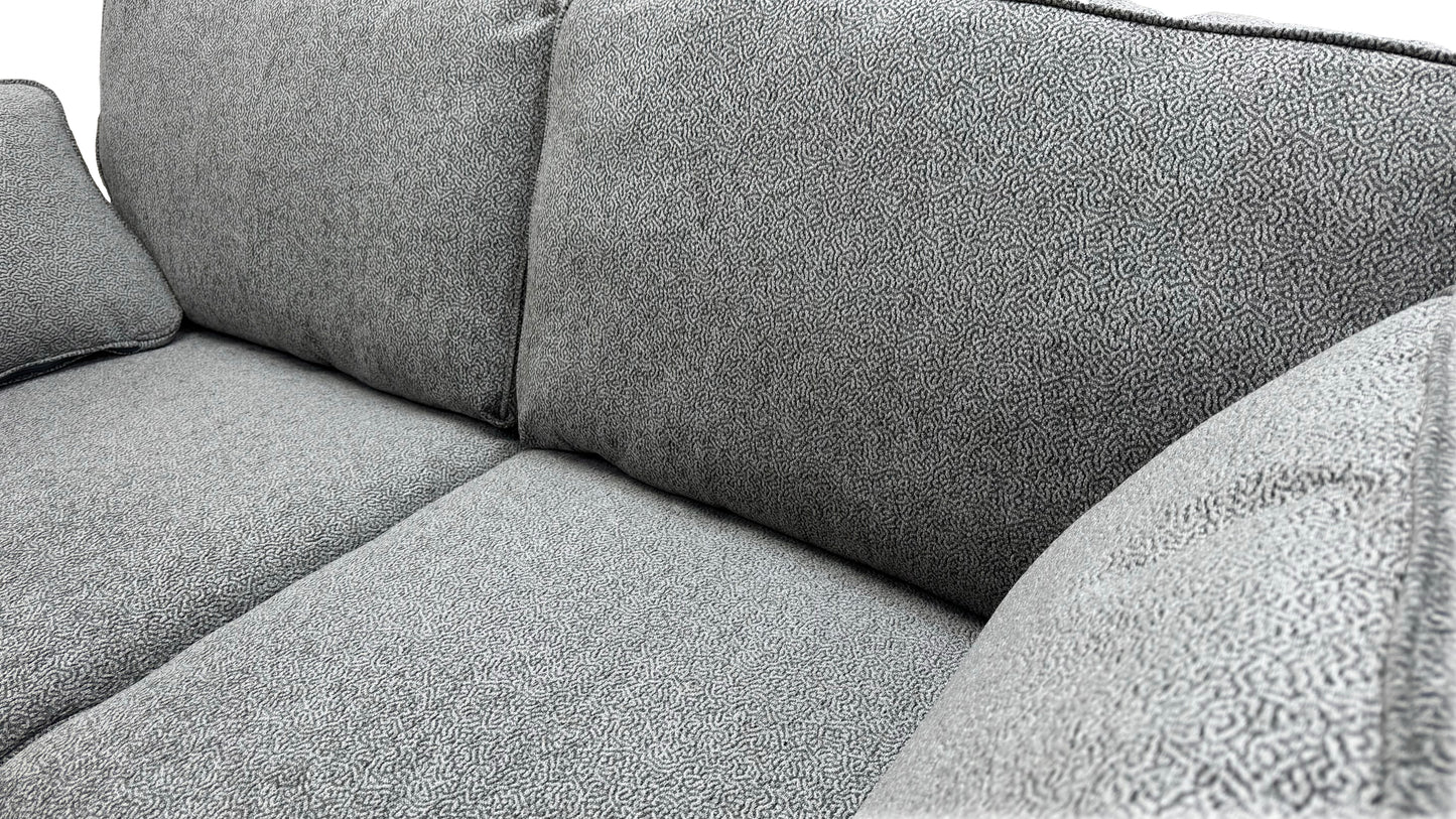 'Chalfont' Downton Platinum Fabric 3 + 2 Seater Sofa Set