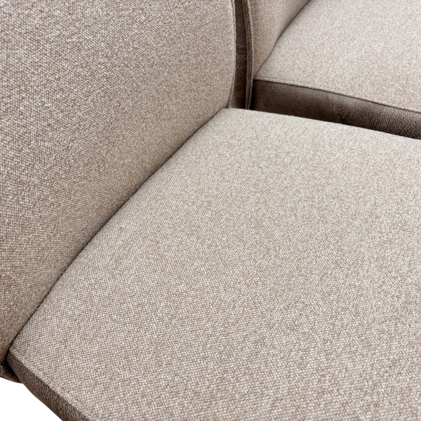 'Mirage' Neutral Fabric Upholstery Swivel Dining Chairs - Set of 6