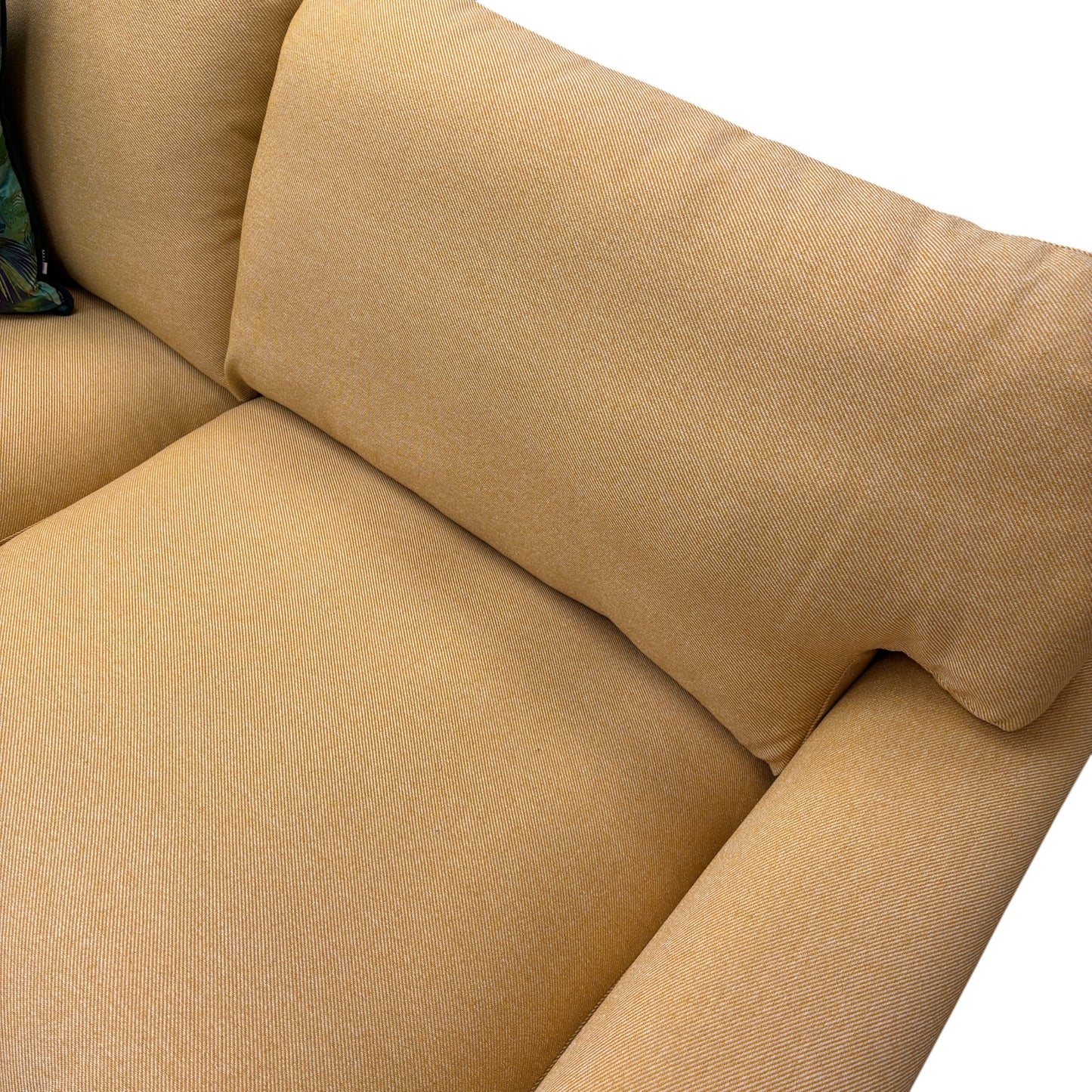 'Livie' Mustard Livie Fabric 2 Seater Sofa