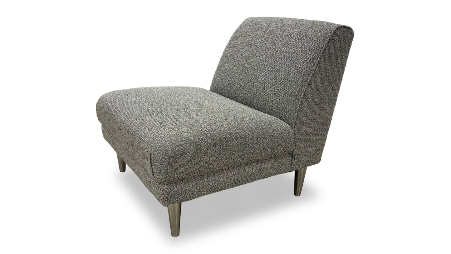 ‘Bellagio’ Boucle Grey Fabric Accent Chair