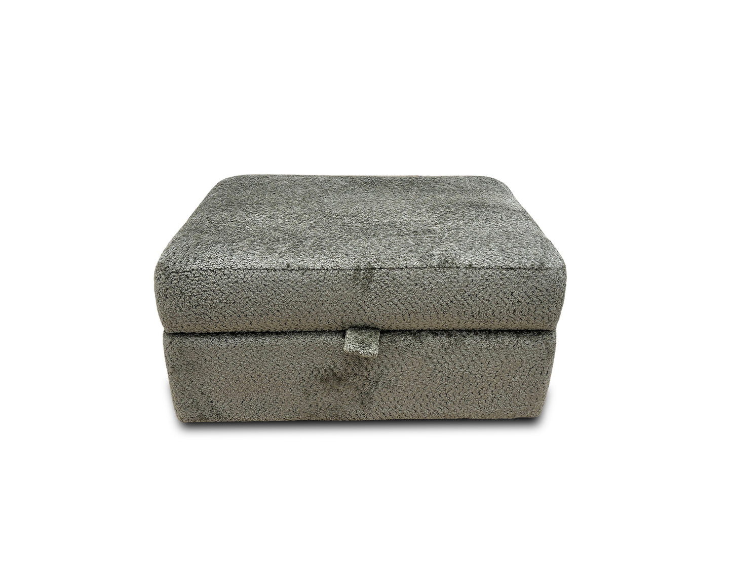 ‘Somerford' Dark Green Texture Storage Footstool