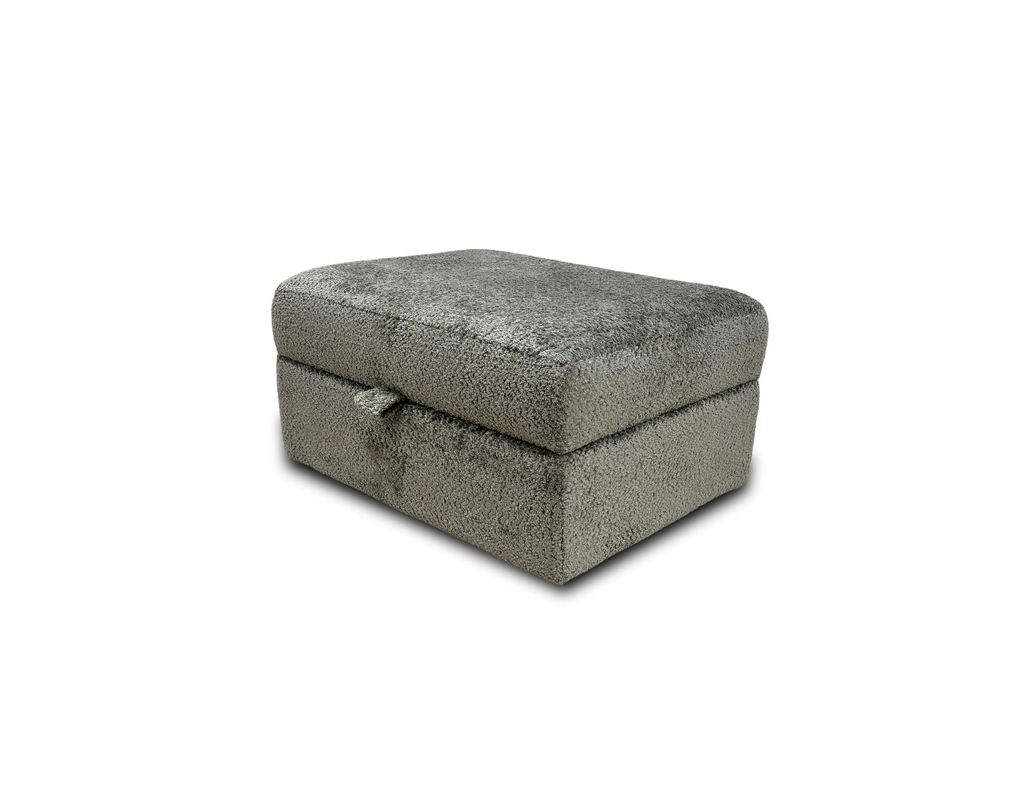 ‘Somerford' Dark Green Texture Storage Footstool