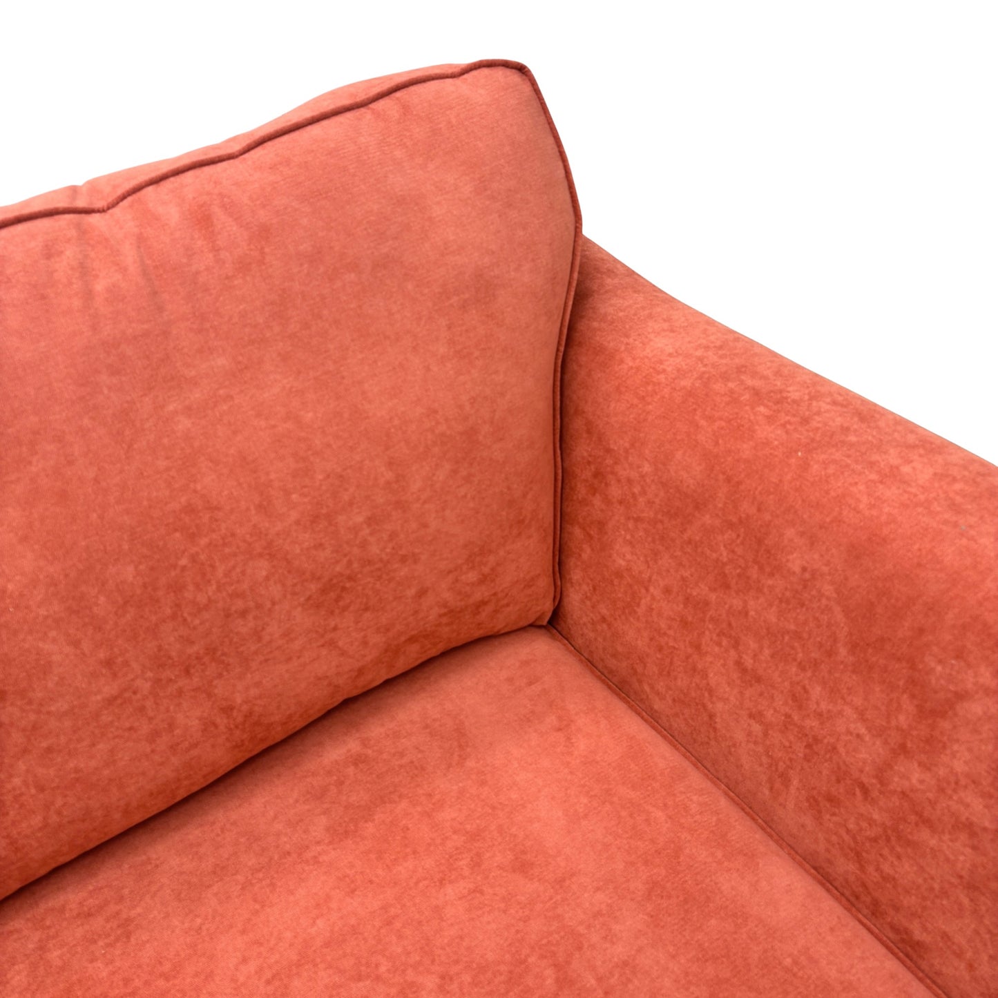 'Orlby' Chilli Plaza Linen 2 Seater Sofa