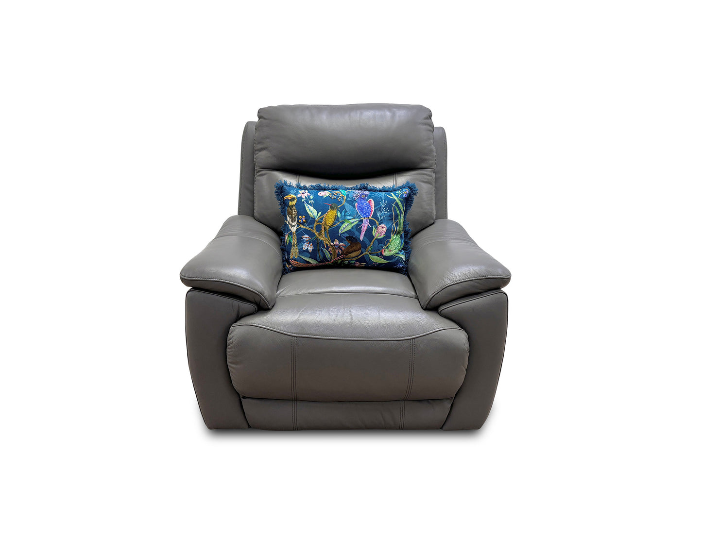 ‘Sloane’ Elephant Leather Armchair