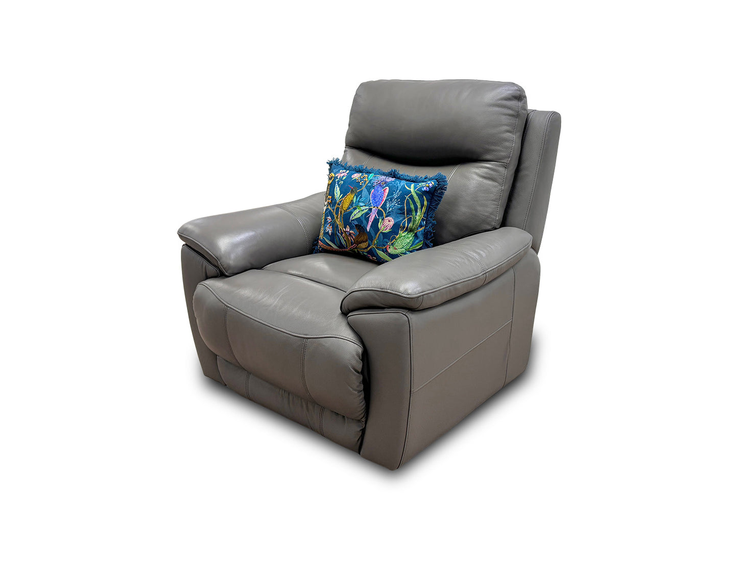 ‘Sloane’ Elephant Leather Armchair
