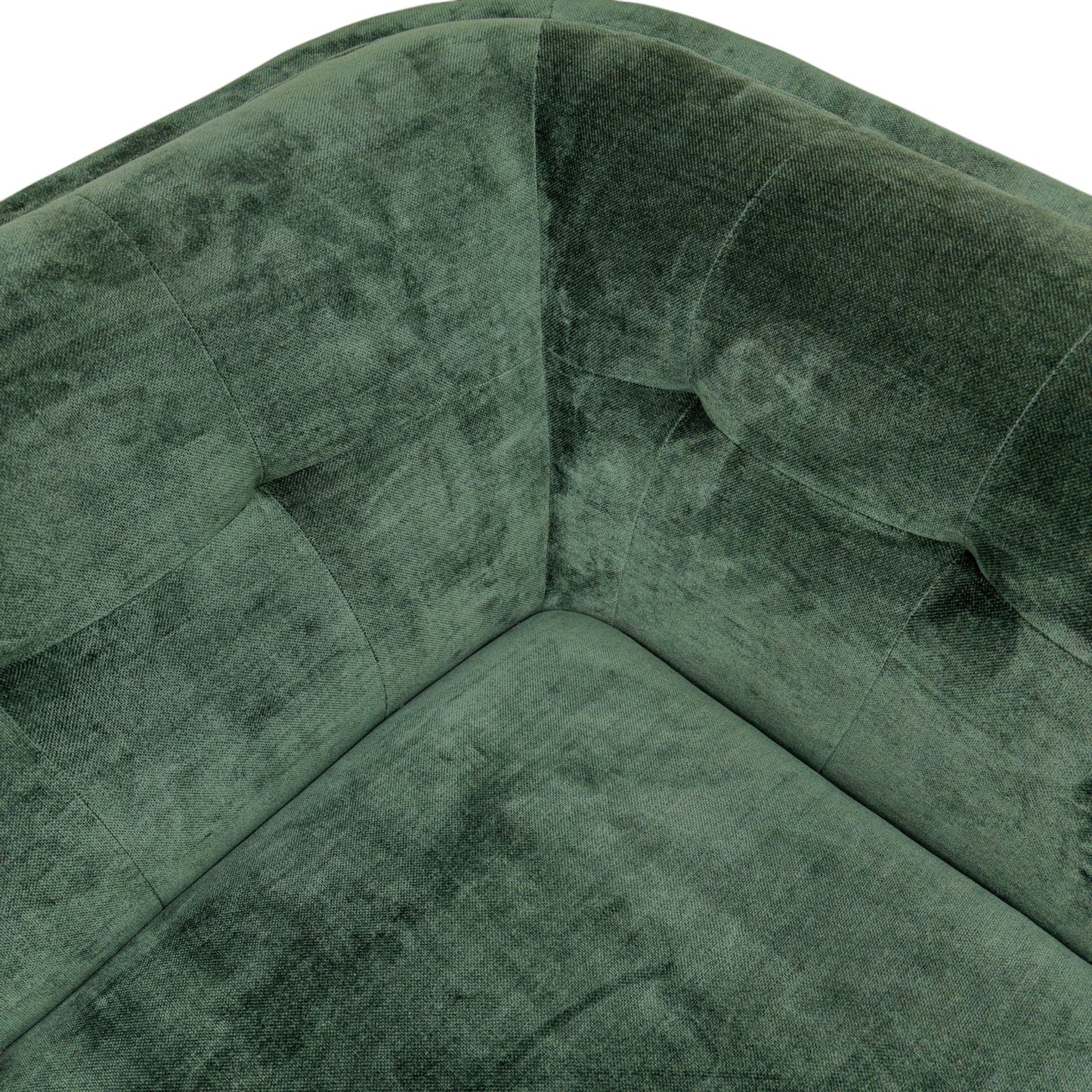 'Appleton' Forest Green Appleton Plain Fabric 2 Corner 2 Sofa