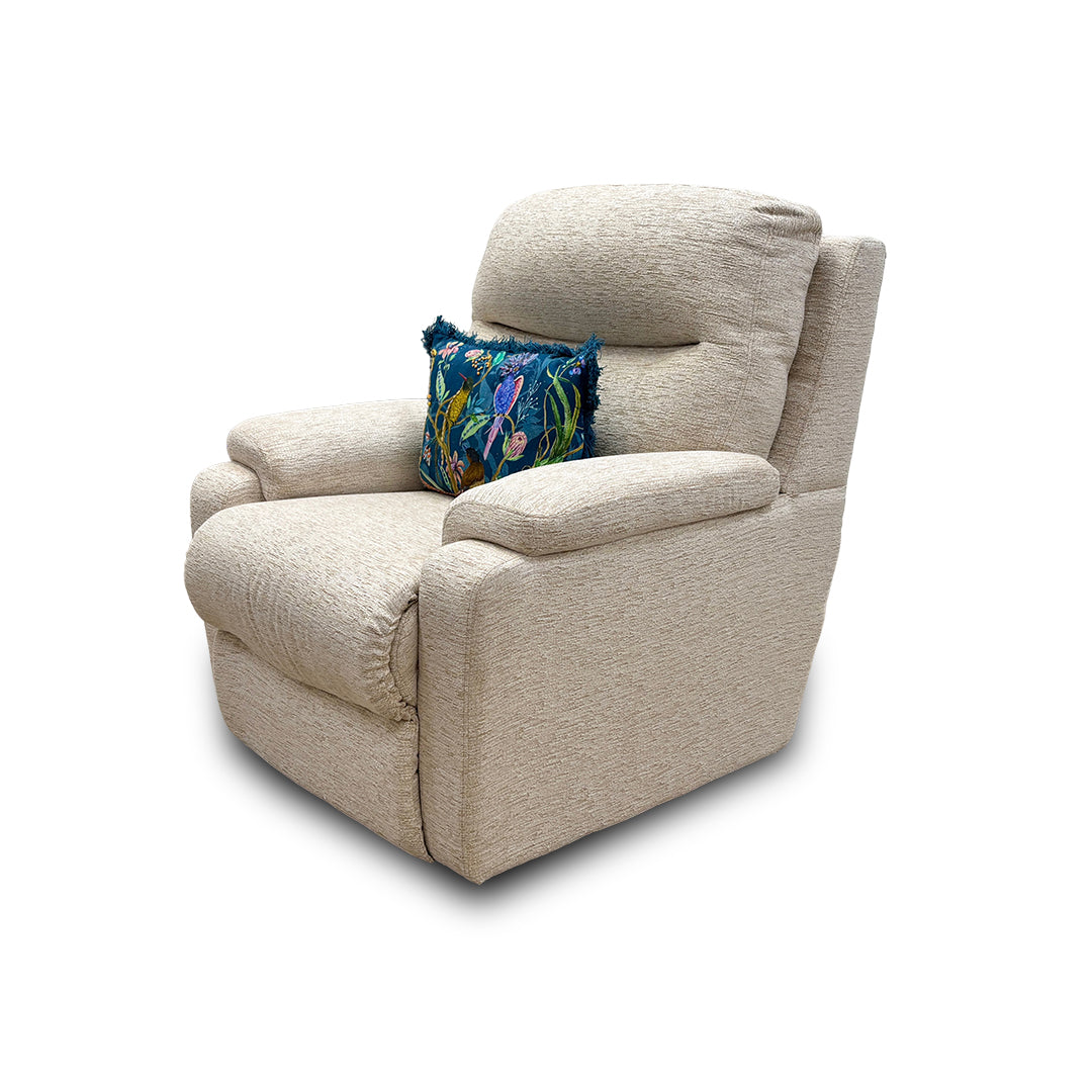 La-Z-Boy Townley Brushstrokes Beige Fabric Armchair