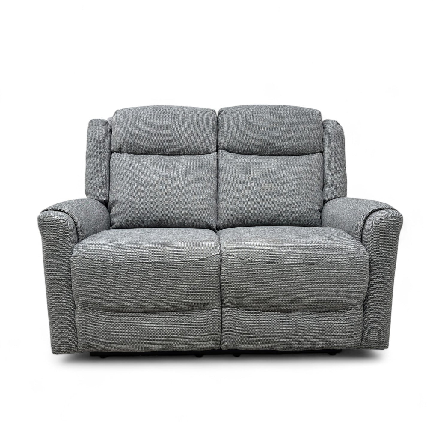 ‘Lexus’ Grey Fabric Power Recliner 2 Seater Sofa