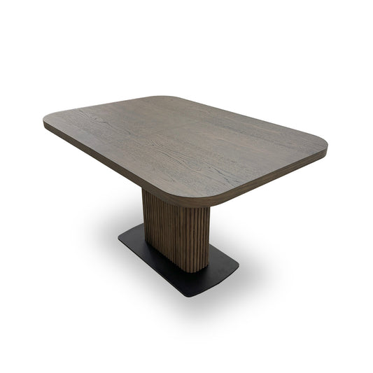 'Jai’ Small Solid Oak 130cm Extending Dining Table