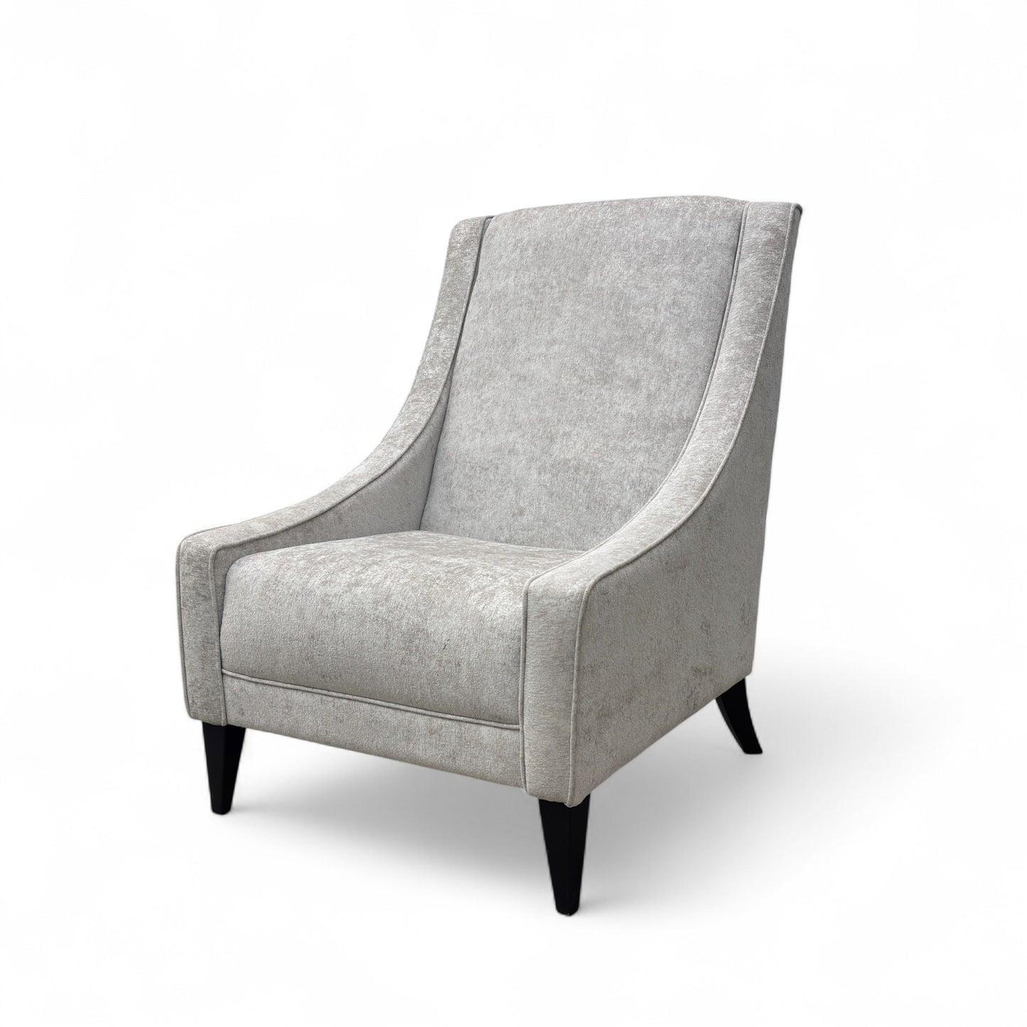 ‘Melody’ Pearl Chenille Fabric Accent Chair