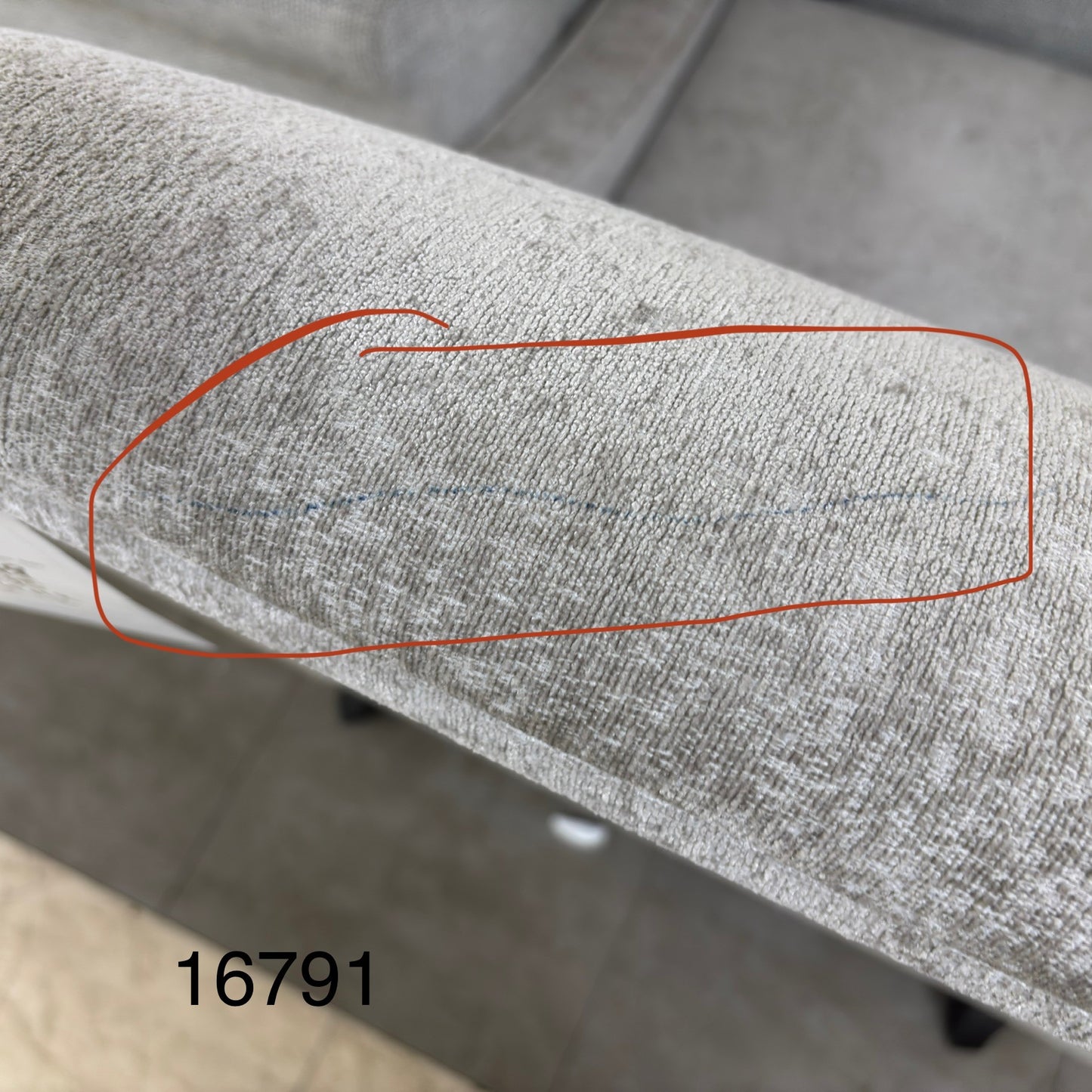 ‘Melody’ Pearl Chenille Fabric Accent Chair