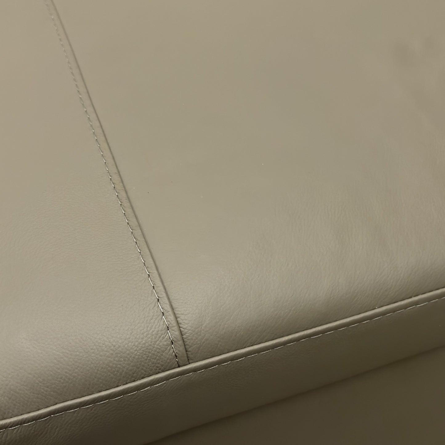 ‘Lawrence’ Lead Grey Leather Small Storage Footstool