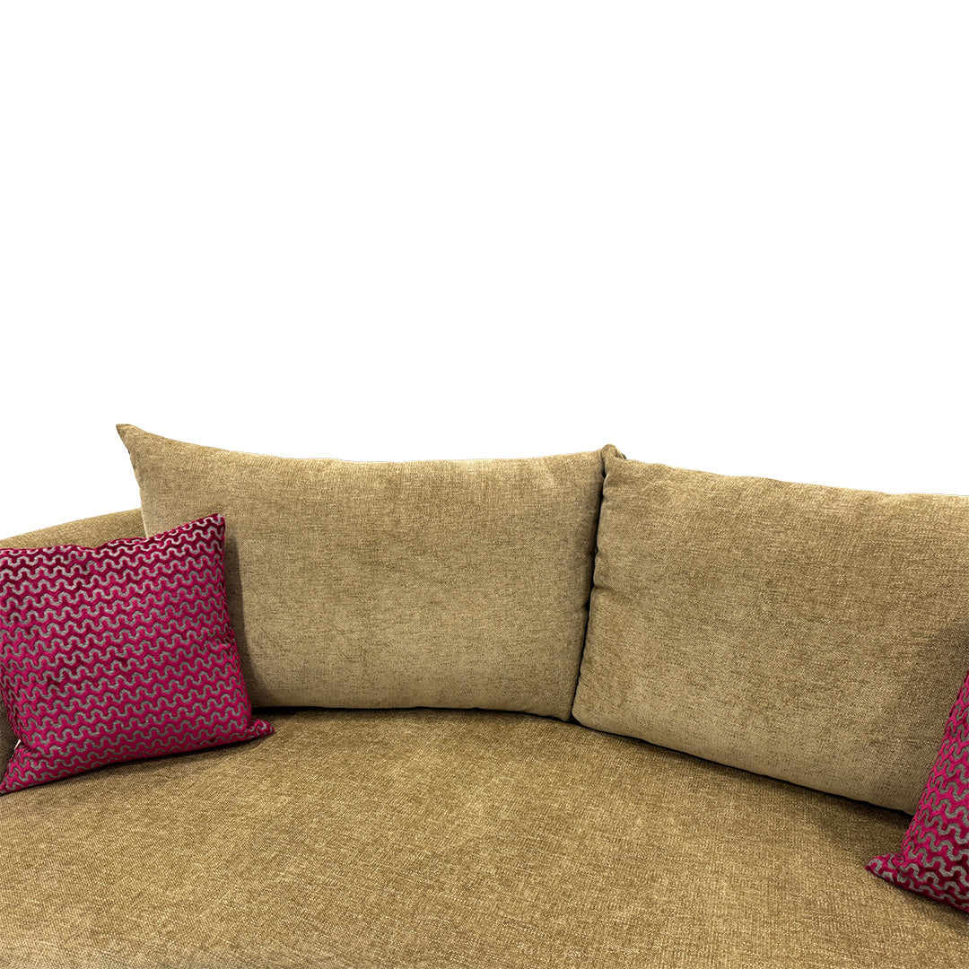 ‘Belgravia’ Camel Fabric 4 Seater Sofa