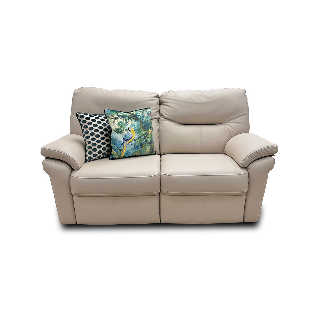 G Plan 'Seattle' H007 Durham Dove Leather 3 Seater Sofa