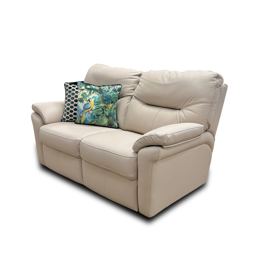 G Plan 'Seattle' H007 Durham Dove Leather 3 Seater Sofa