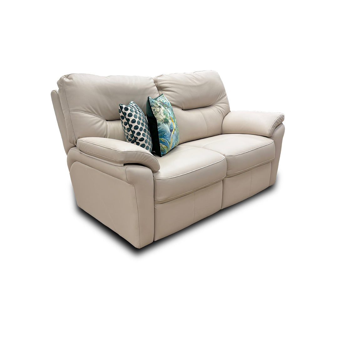 G Plan 'Seattle' H007 Durham Dove Leather 3 Seater Sofa