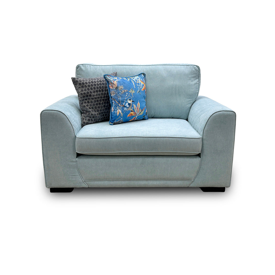 ‘Orka' Sky Plaza Linen Cuddler Chair