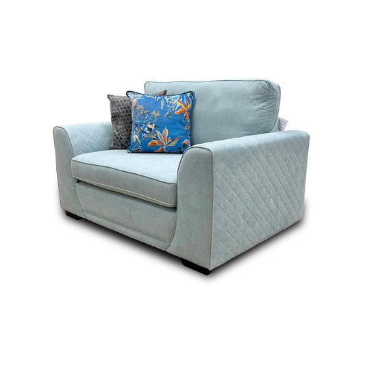 ‘Orka' Sky Plaza Linen Cuddler Chair