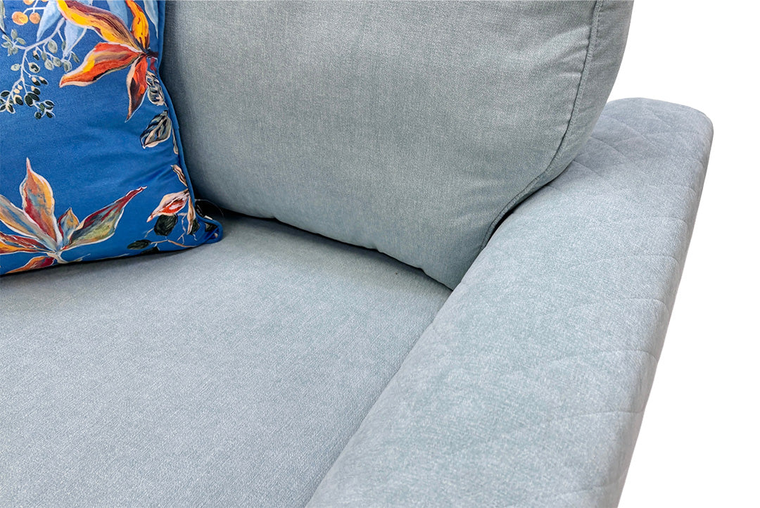 ‘Orka' Sky Plaza Linen Cuddler Chair