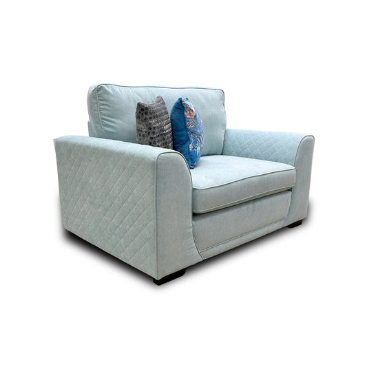 ‘Orka' Sky Plaza Linen Cuddler Chair