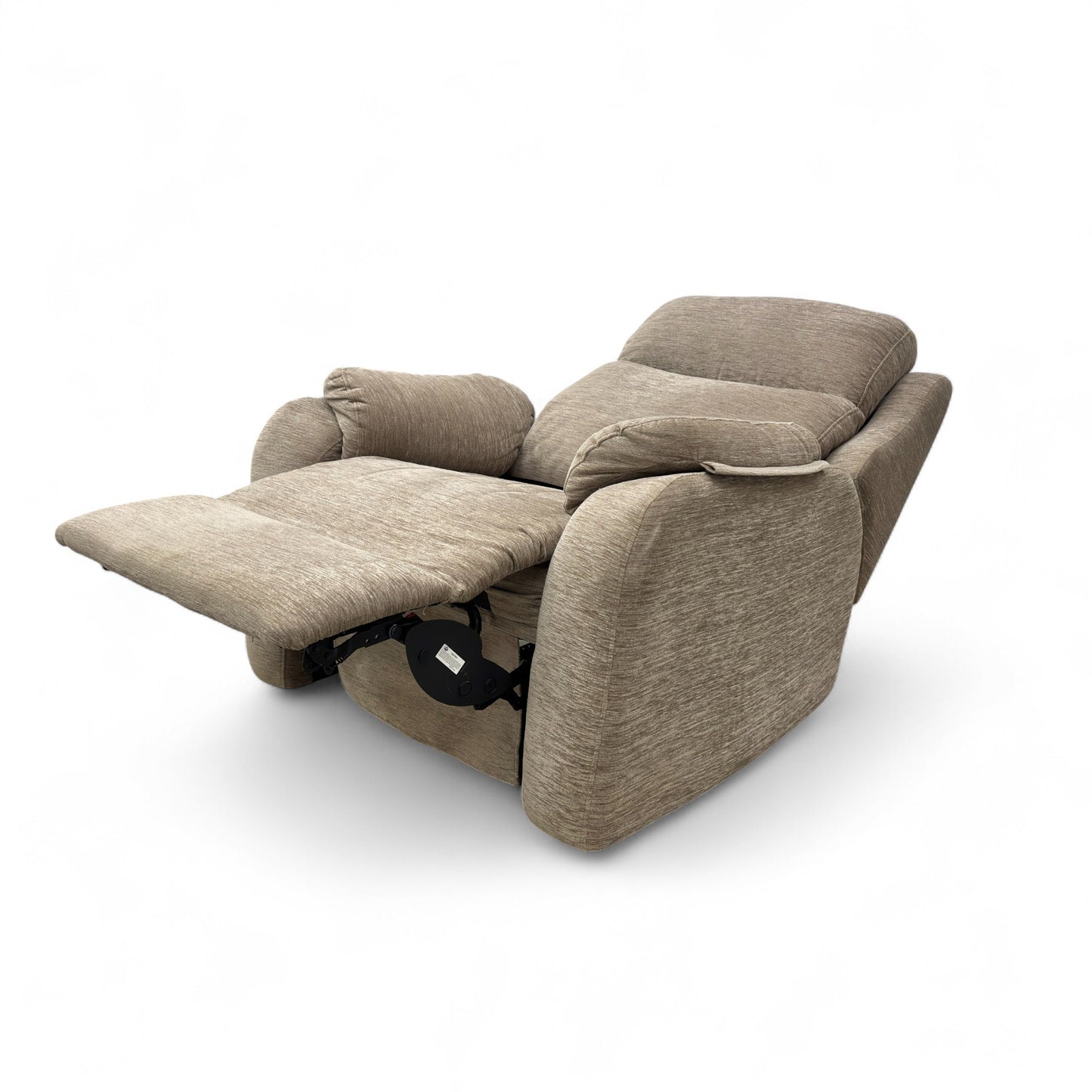 G Plan ‘Kingsbury’ C224 Destiny Storm Chenille Fabric Power Recliner Armchair with Power Headrest and Power Lumbar